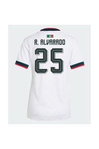 Meksiko Roberto Alvarado #25 Jalkapallovaatteet Naisten Vieraspaita MM-kisat 2026 Lyhythihainen